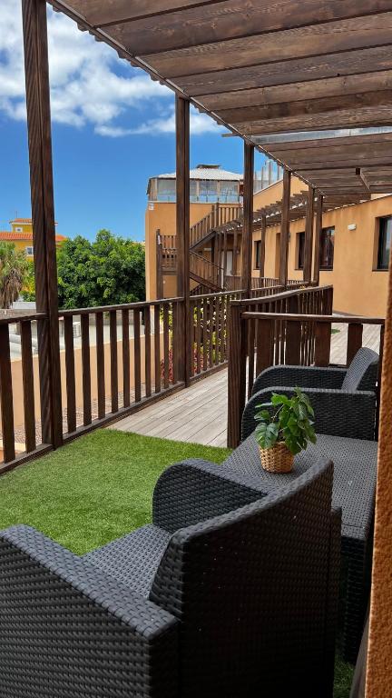Balkón alebo terasa v ubytovaní Aloha Home