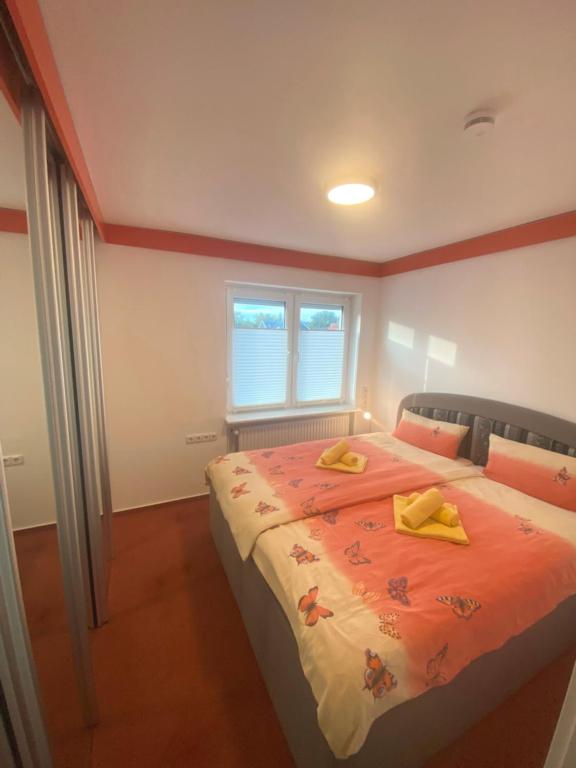 Postel nebo postele na pokoji v ubytování Haus Regina