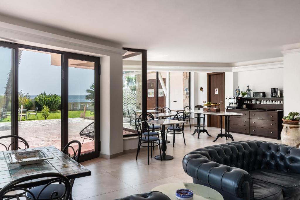 Posezení v ubytování B&B La terrazza sul mare