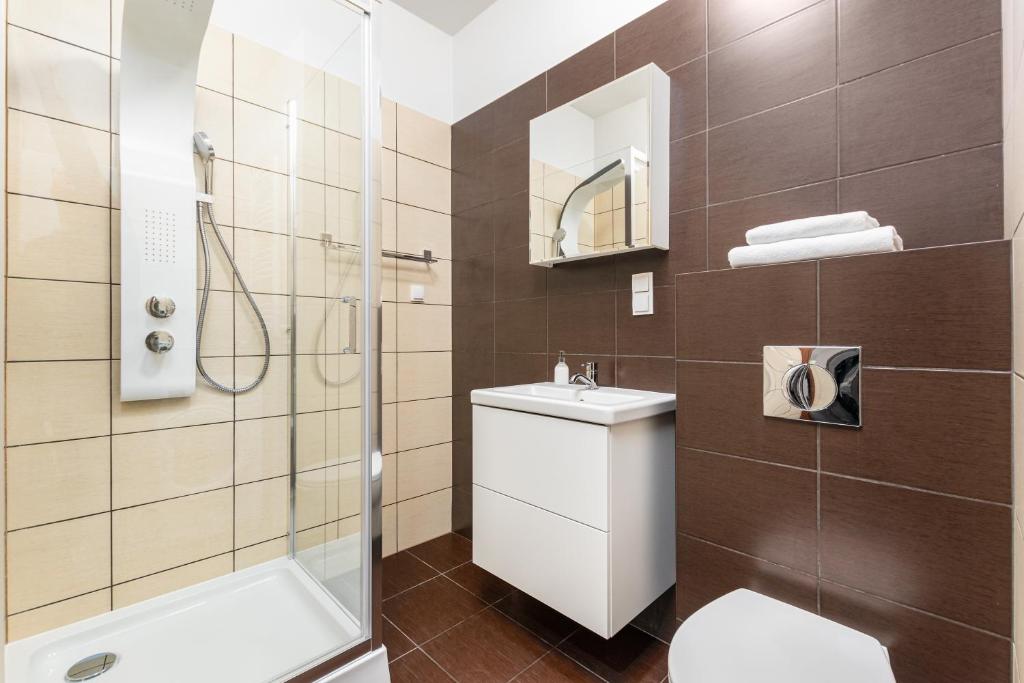 Koupelna v ubytování Apartamenty Piękna 28A by Your Freedom