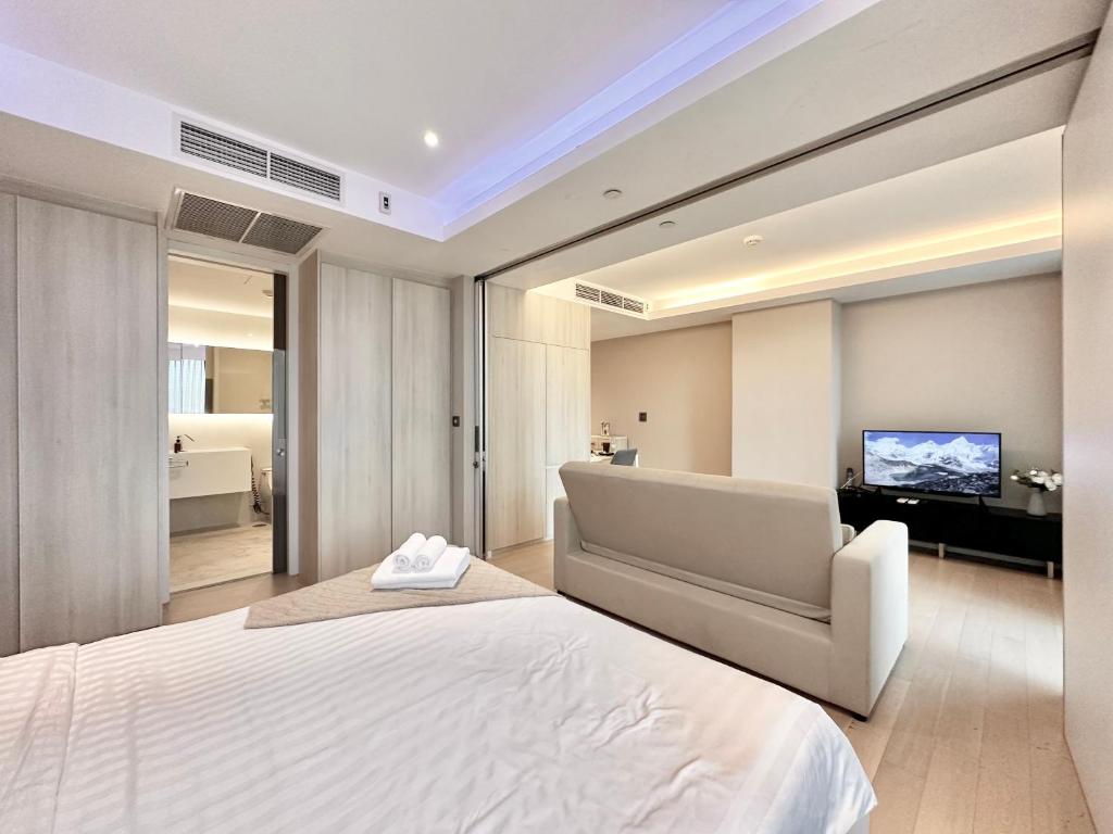 Sukhumvit 11#Luxury#Pool#Gym#BTS Nana&MRT Sukhumvit#1BR#Max4ppl - One-Bedroom Apartment
