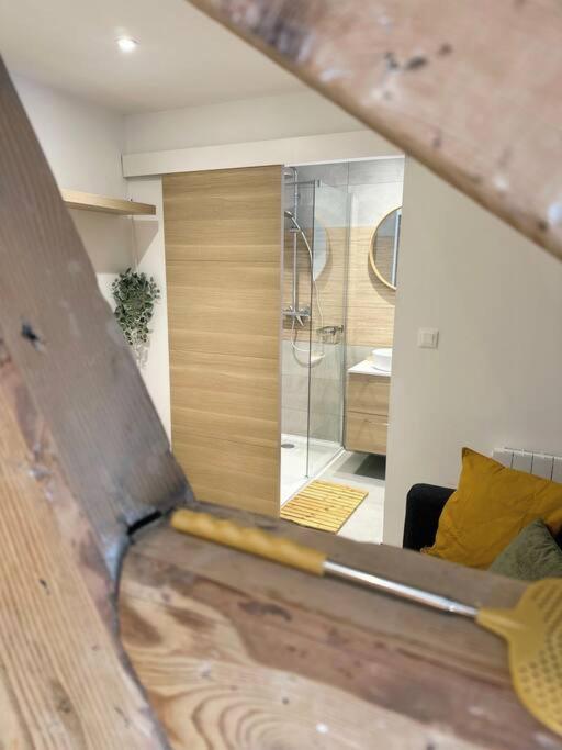 Koupelna v ubytování / /Sacré studio/ /wifi/ /parking privé