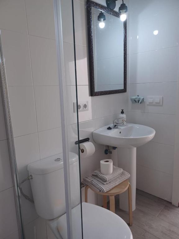 Kúpeľňa v ubytovaní Apartamento en el casco antiguo en plena Alameda