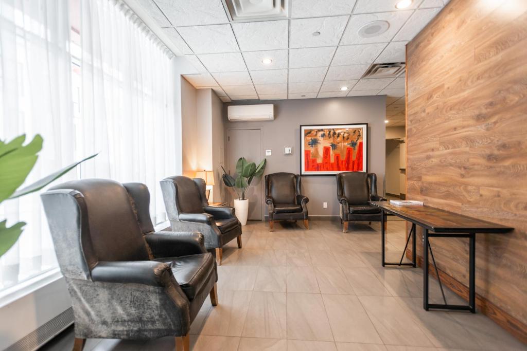 Posezení v ubytování Hotel les Suites Labelle