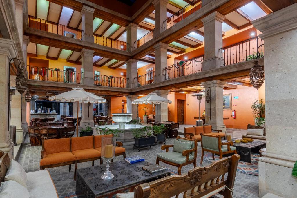Posezení v ubytování Hotel Casa Primavera Boutique & Spa