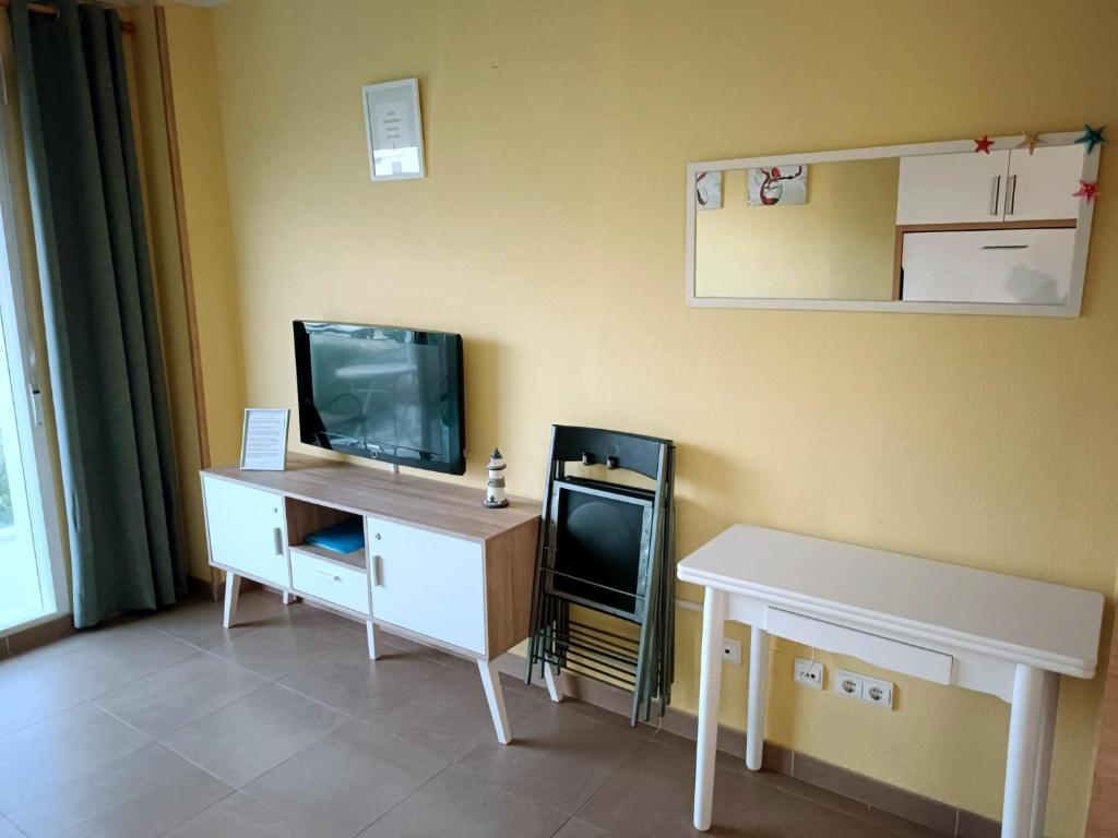 TV a/nebo společenská místnost v ubytování Romántico Daimús 2
