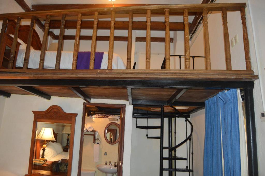 Postel nebo postele na pokoji v ubytování Hotel Meson del Mar