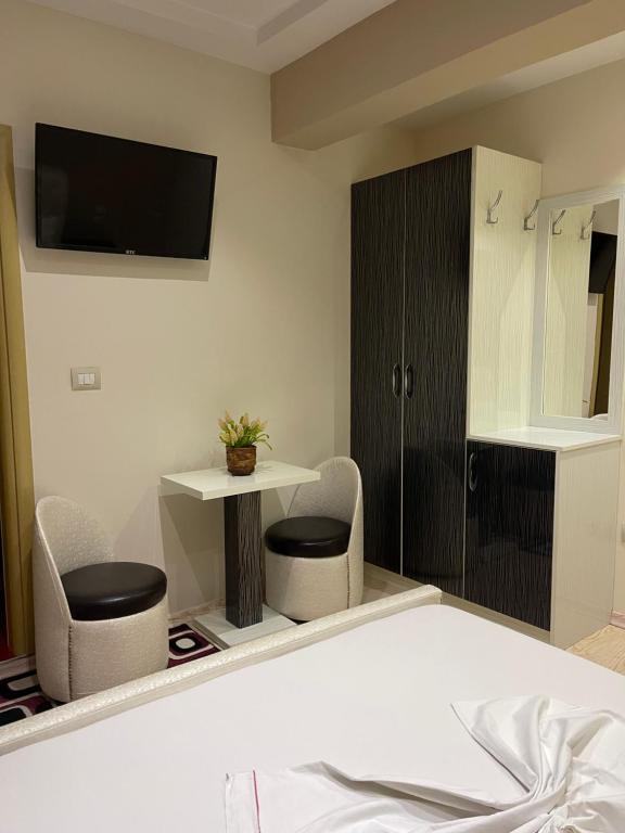 TV a/nebo společenská místnost v ubytování Hotel Selfo