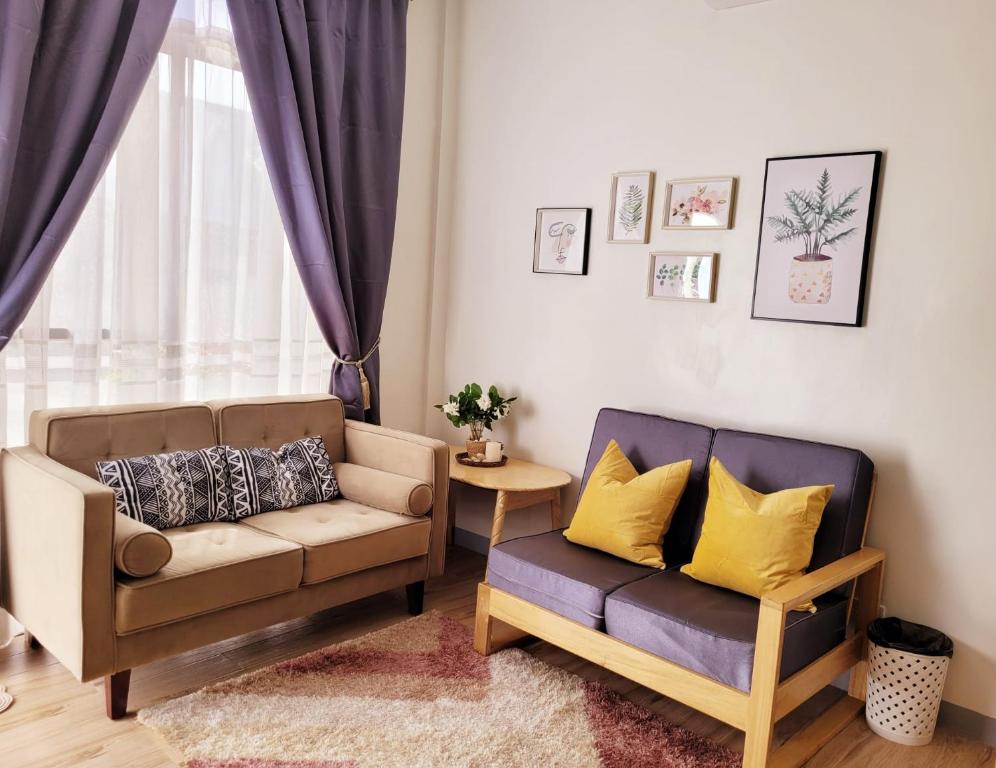 Posezení v ubytování CAP Apartments