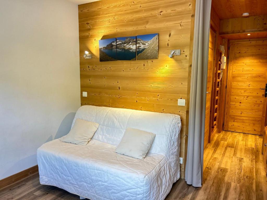 Studio rénové aux Gets, face aux pistes des Chavannes, balcon, tout équipé.