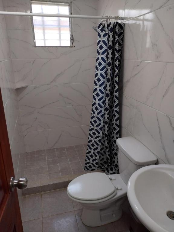 Koupelna v ubytování La Casa Buena Esperanza