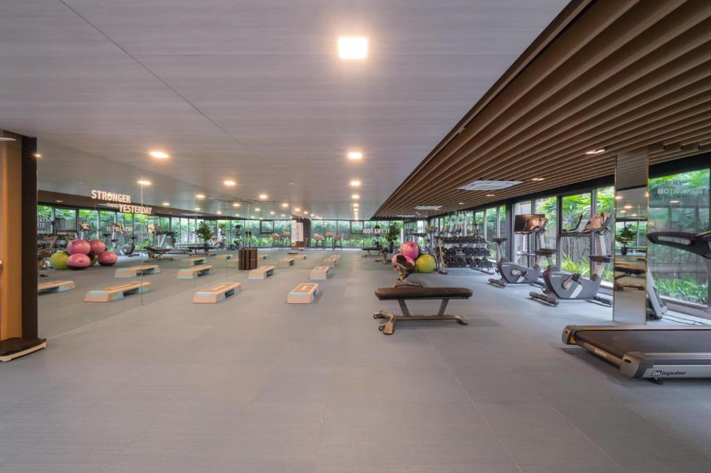 Fitness centrum a/nebo fitness zařízení v ubytování Marvest Hua Hin