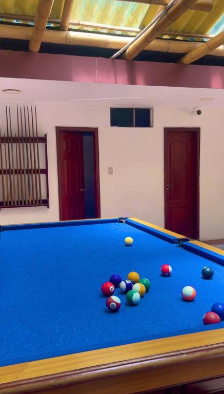 Biliár nebo kulečník v ubytování Eco Hotel La Selecta Pereira