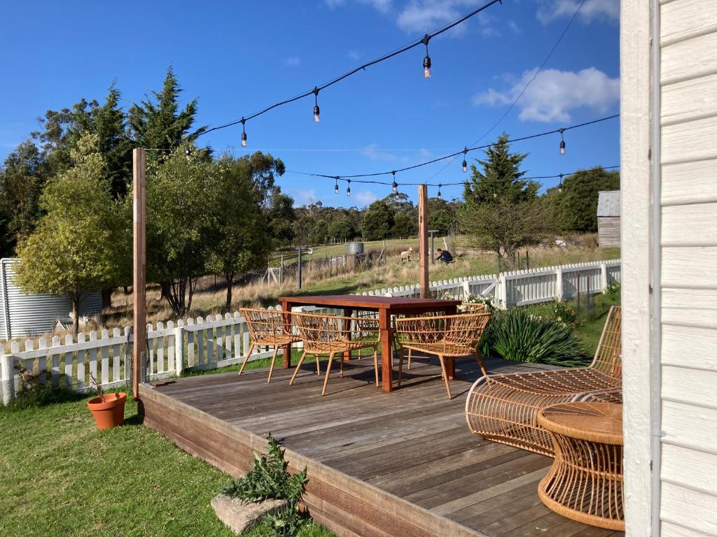 Zahrada ubytování Oakchester Cottage on Bruny Island