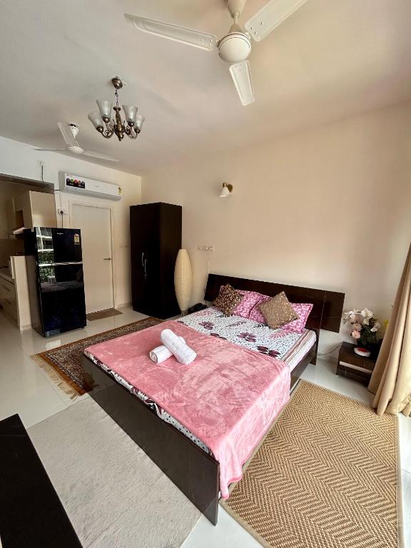 Postel nebo postele na pokoji v ubytování Good Stay Pool view Premium Studio Apartment 206
