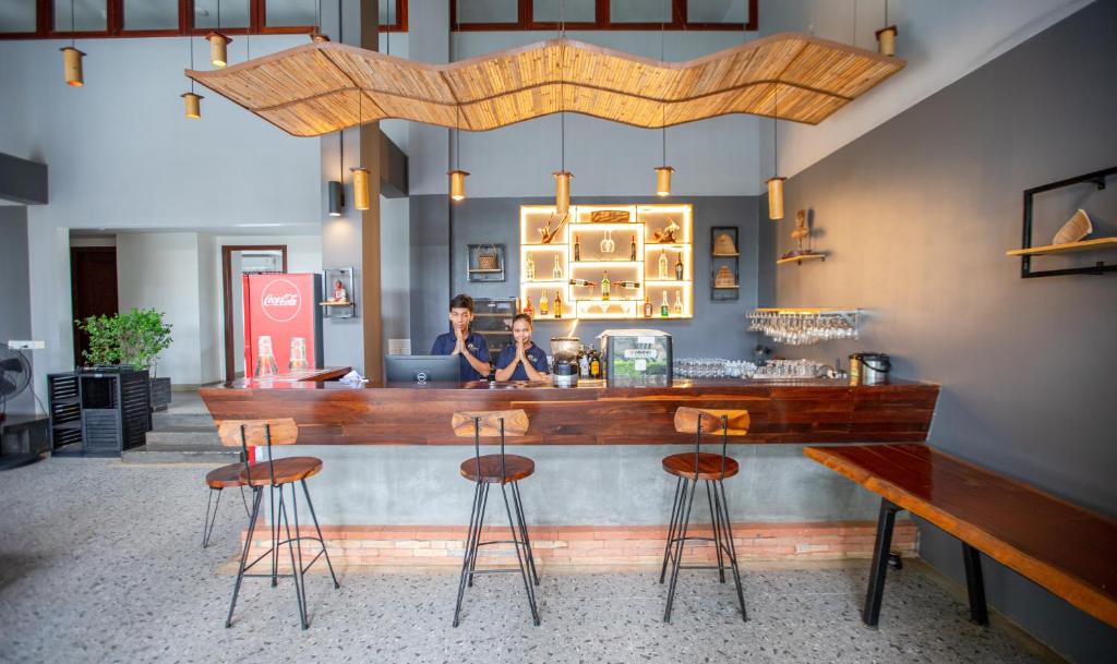 Posezení v ubytování DACO Hotel