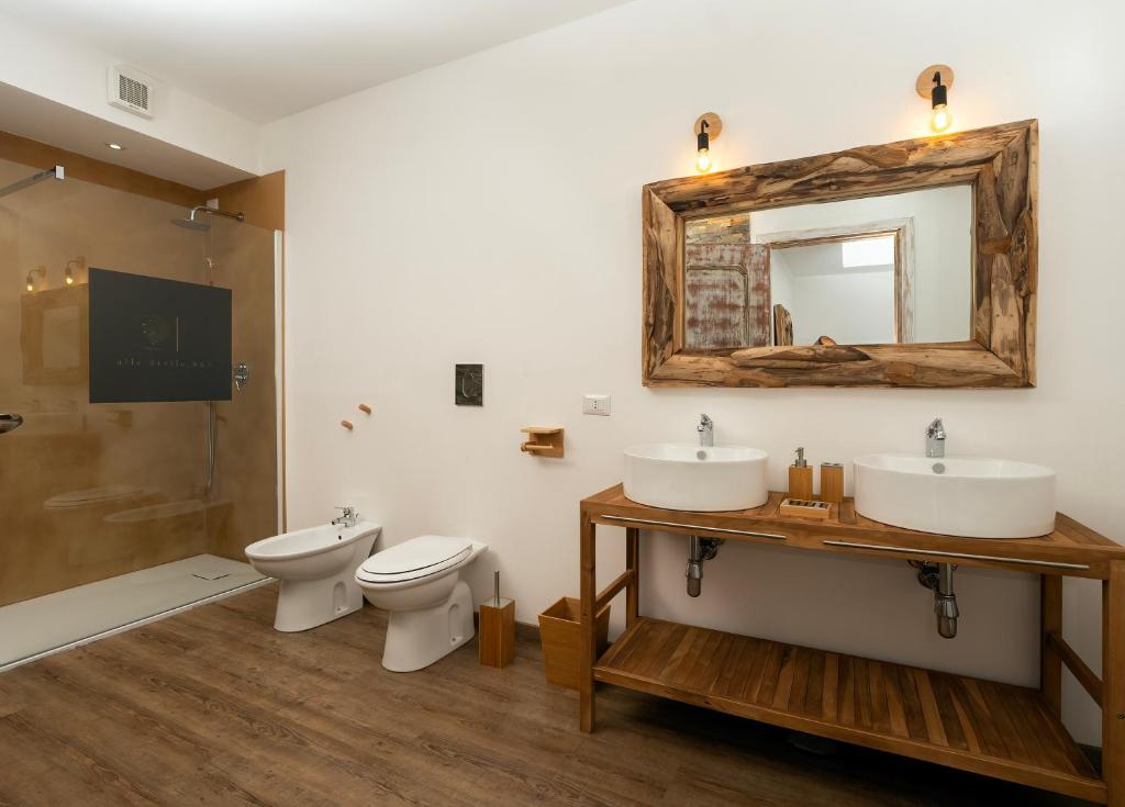 Koupelna v ubytování alle Stelle b&b