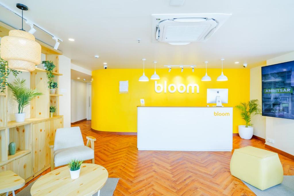 TV a/nebo společenská místnost v ubytování Bloom Hotel - Cyber Towers
