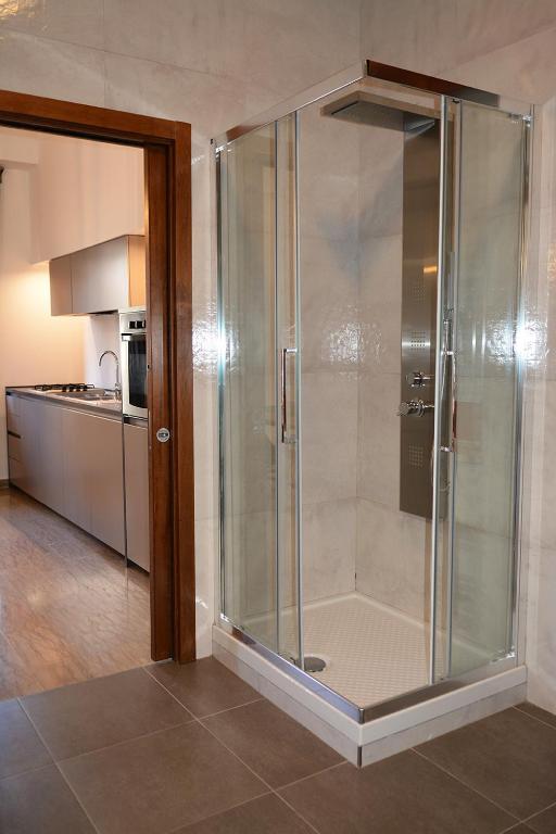 Koupelna v ubytování inStile aparthotel