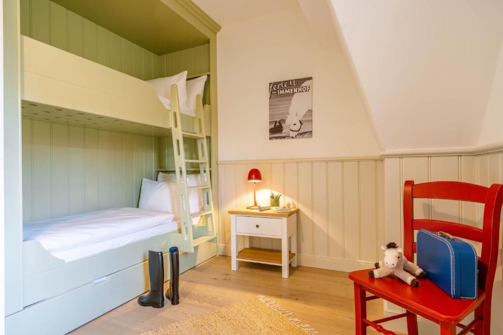 Postel nebo postele na pokoji v ubytování Hotel Gut Immenhof