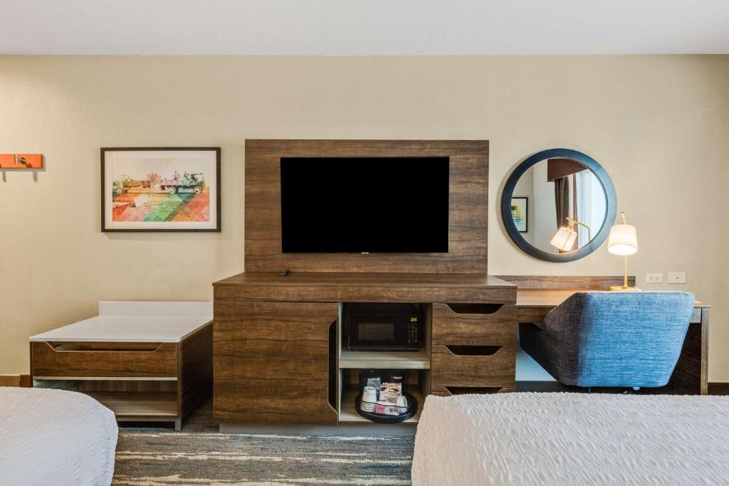 TV a/nebo společenská místnost v ubytování Hampton Inn & Suites Selma-San Antonio/Randolph AFB