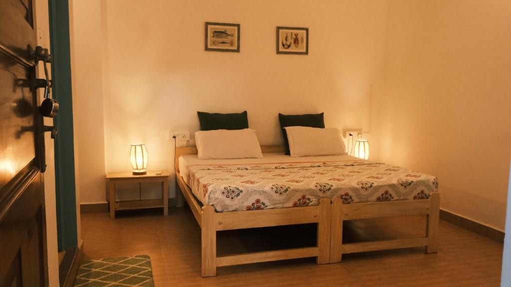 Postel nebo postele na pokoji v ubytování Coco Moon