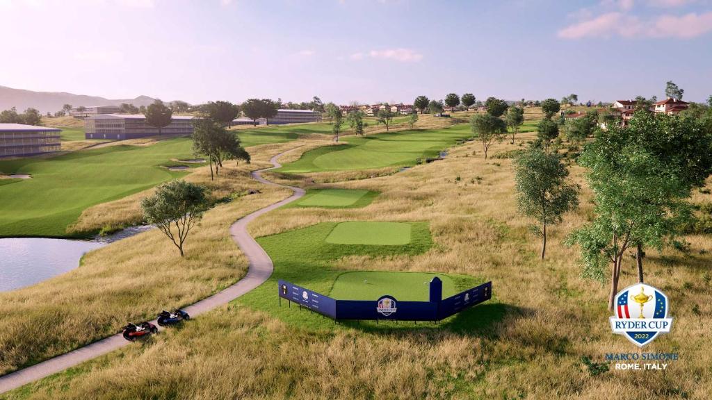 a rendering of the golf course at a resort at Antoine in Marco Simone