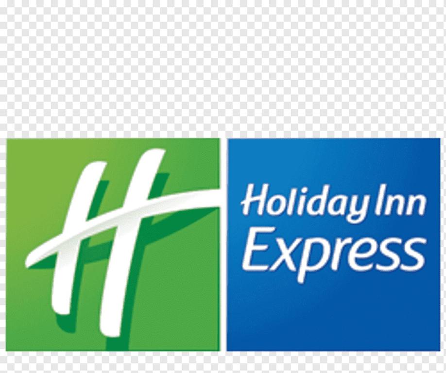 two signs with the words holiday inn express at Holiday Inn Express & Suites Dayton - Highway 90, an IHG Hotel in Dayton