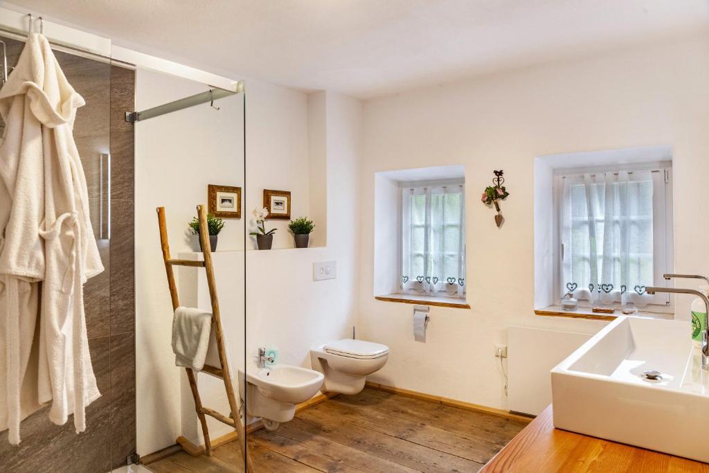 Koupelna v ubytování Villa Maria Tirol