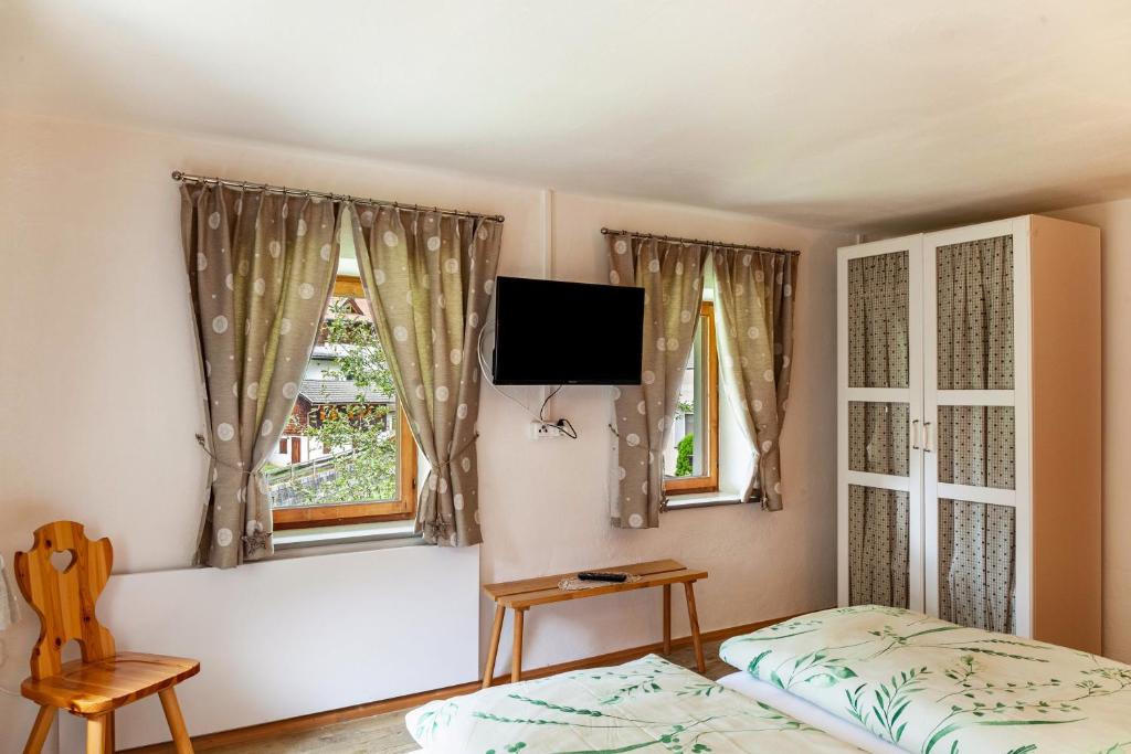 Postel nebo postele na pokoji v ubytování Villa Maria Tirol