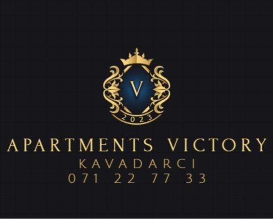 a logo for a parementsvictory kvagan istg istg istg istg istg at Apartments Victory in Kavadarci