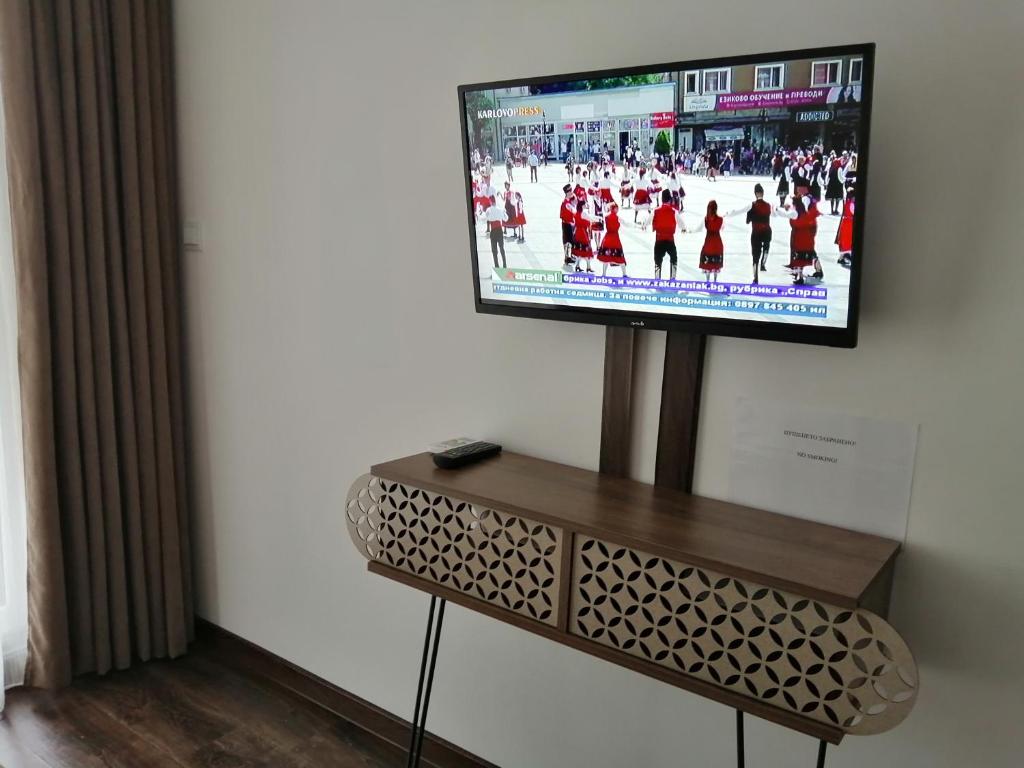 TV a/nebo společenská místnost v ubytování Azaria