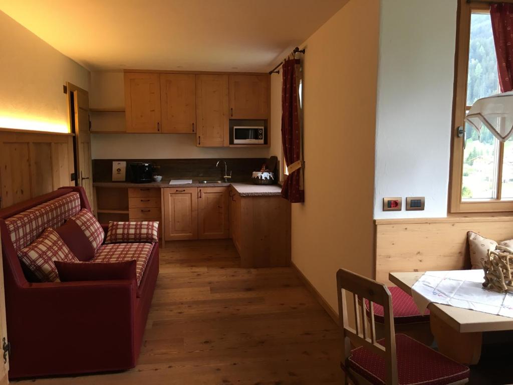 Kuchyň nebo kuchyňský kout v ubytování Agritur el mas