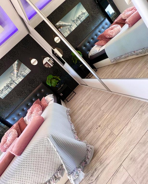 Posedenie v ubytovaní Spółdzielcza 22 Apartament Sky Line