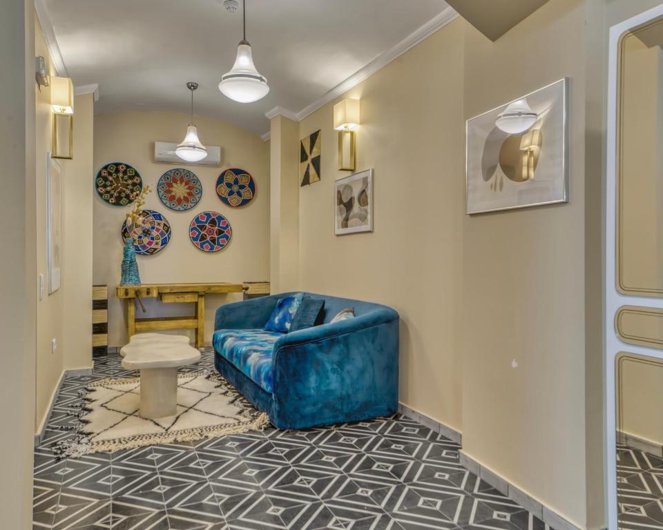 Posezení v ubytování Casa Riad Yasmin