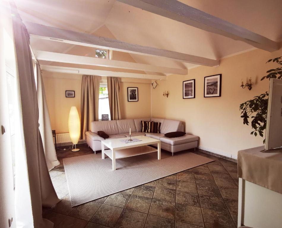 Posezení v ubytování Ferienbungalow Kastanie