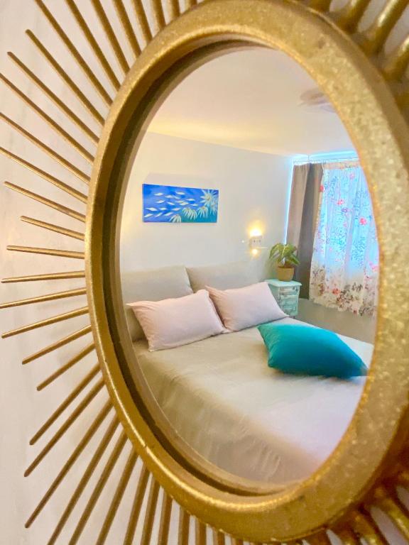 Posteľ alebo postele v izbe v ubytovaní Blu Airport Room Fiumicino