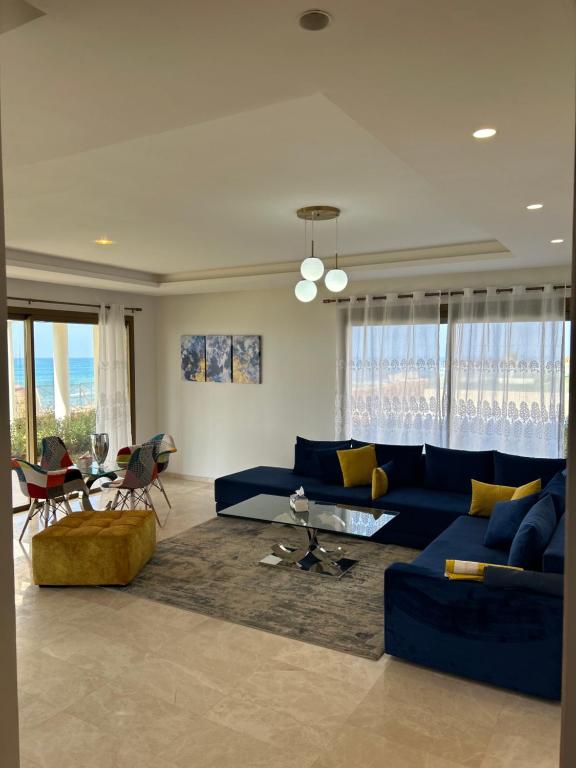 Posezení v ubytování Le Carrousel Appartement in front of the see