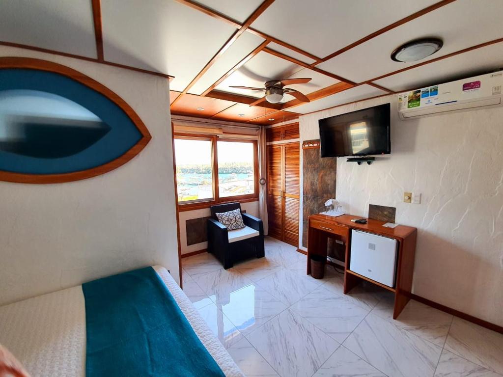TV a/nebo společenská místnost v ubytování Casa Ocean Pier