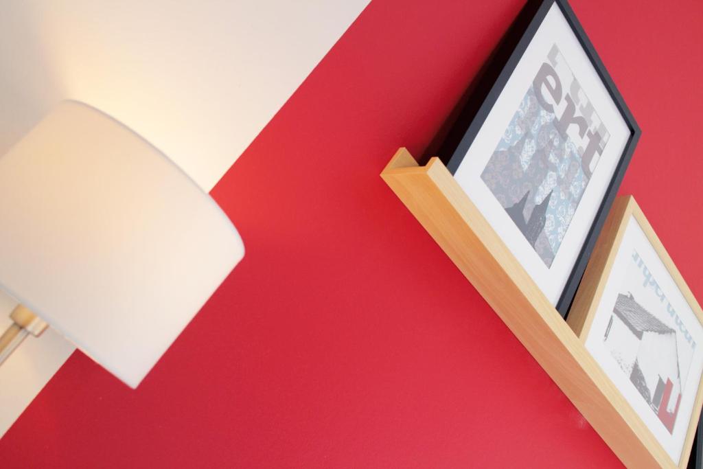TV a/nebo společenská místnost v ubytování Hotel Friedrichstraße