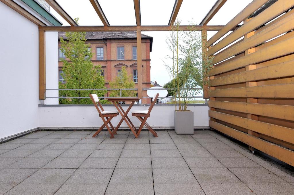 Balkón nebo terasa v ubytování Hotel Friedrichstraße