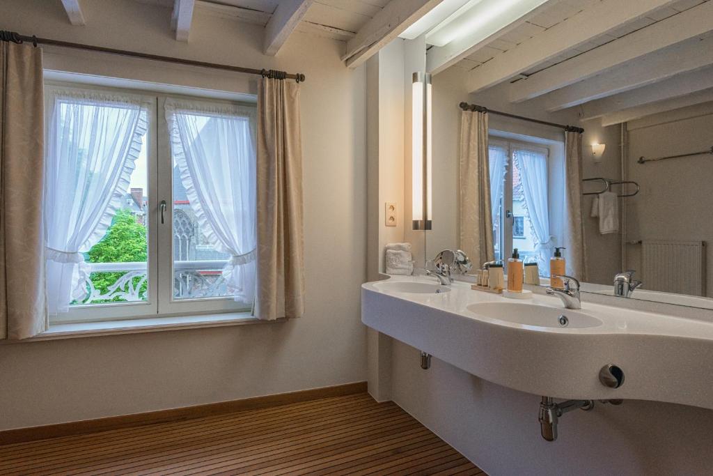 Koupelna v ubytování Bariseele B&B
