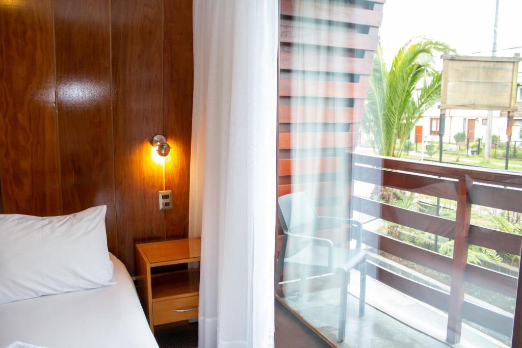 Postel nebo postele na pokoji v ubytování Hotel Germania