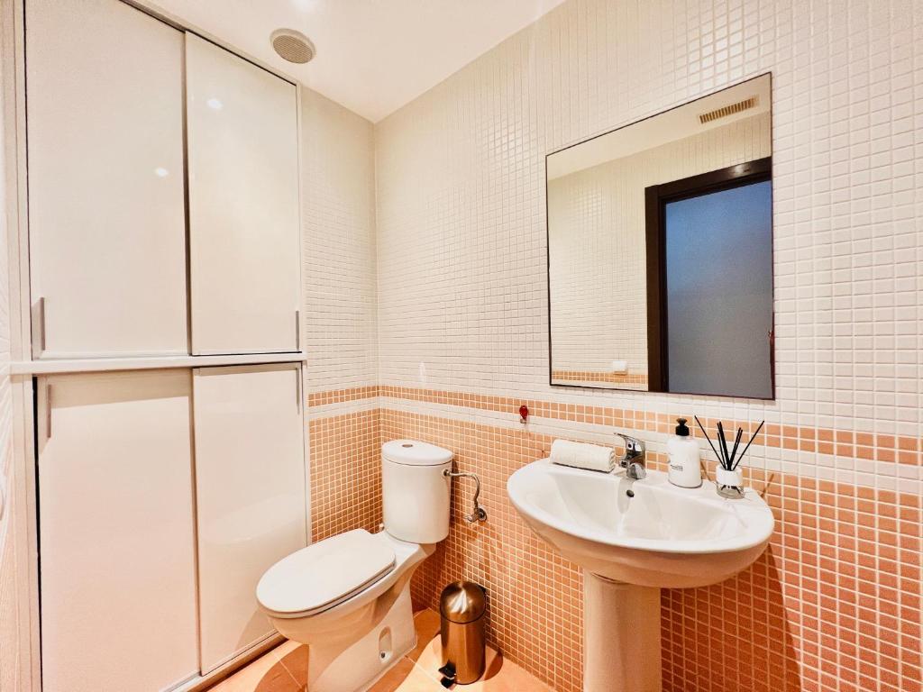 Kúpeľňa v ubytovaní Family apartment GRAND