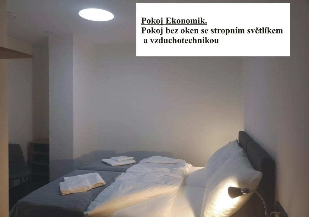 Postel nebo postele na pokoji v ubytování Penzion DON