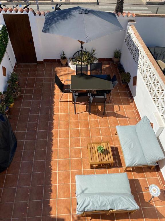 Balkón alebo terasa v ubytovaní Casa de Las Palmeras