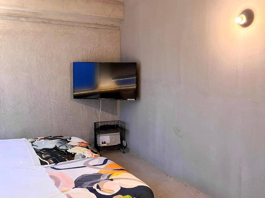 TV a/nebo společenská místnost v ubytování Kagan Hotel & Hostel