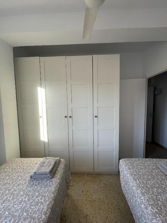 Cama o camas de una habitación en El balcón de Cabo de Palos