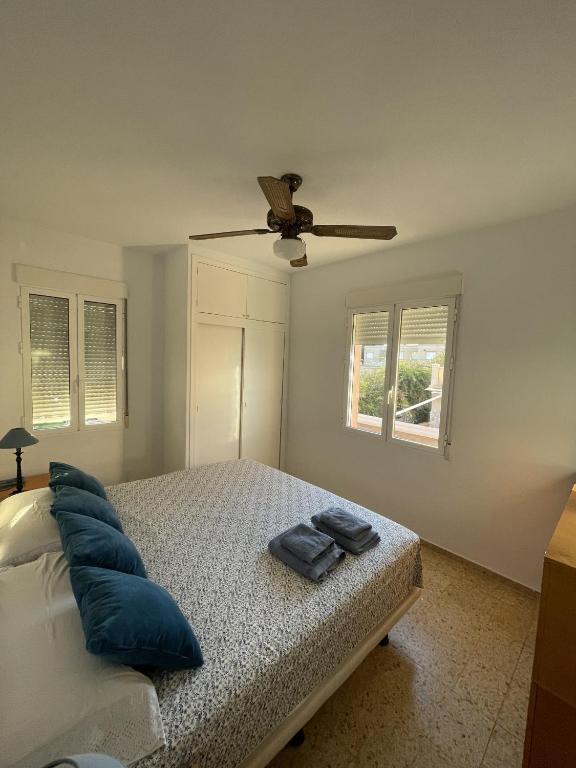 Cama o camas de una habitación en El balcón de Cabo de Palos