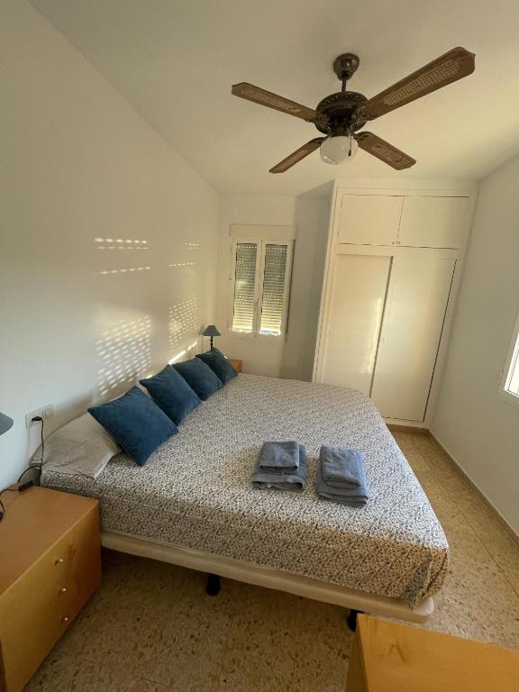 Cama o camas de una habitación en El balcón de Cabo de Palos